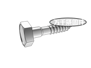 六角法蘭螺釘 ASME B18.2.1